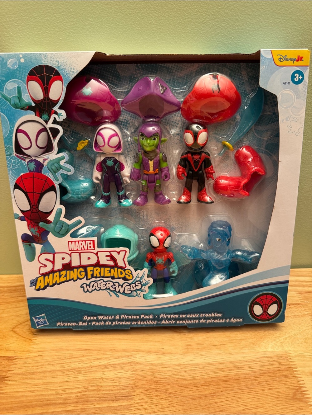 Marvel Spidey and His Amazing Friends Figure Pack - Red, Purple, Blue, Green